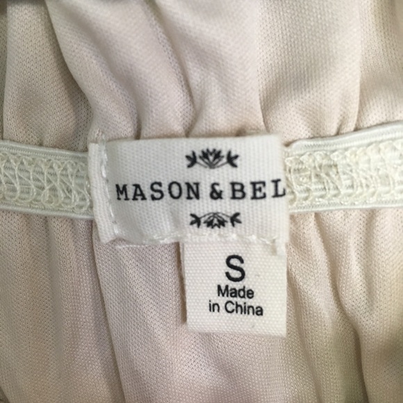 Mason & Bell Cream Lace Mini Dress Womens Small - Picture 2 of 6